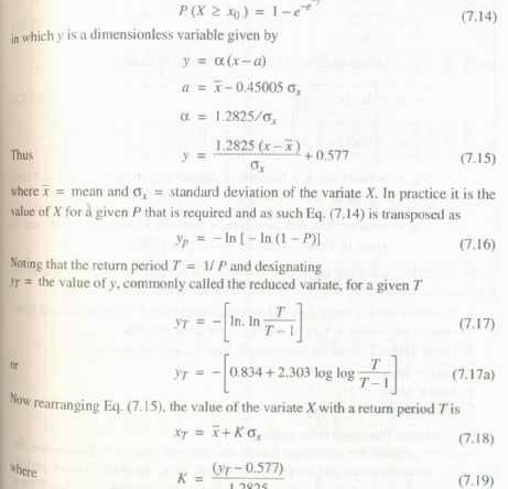 GUMBEL’S METHOD