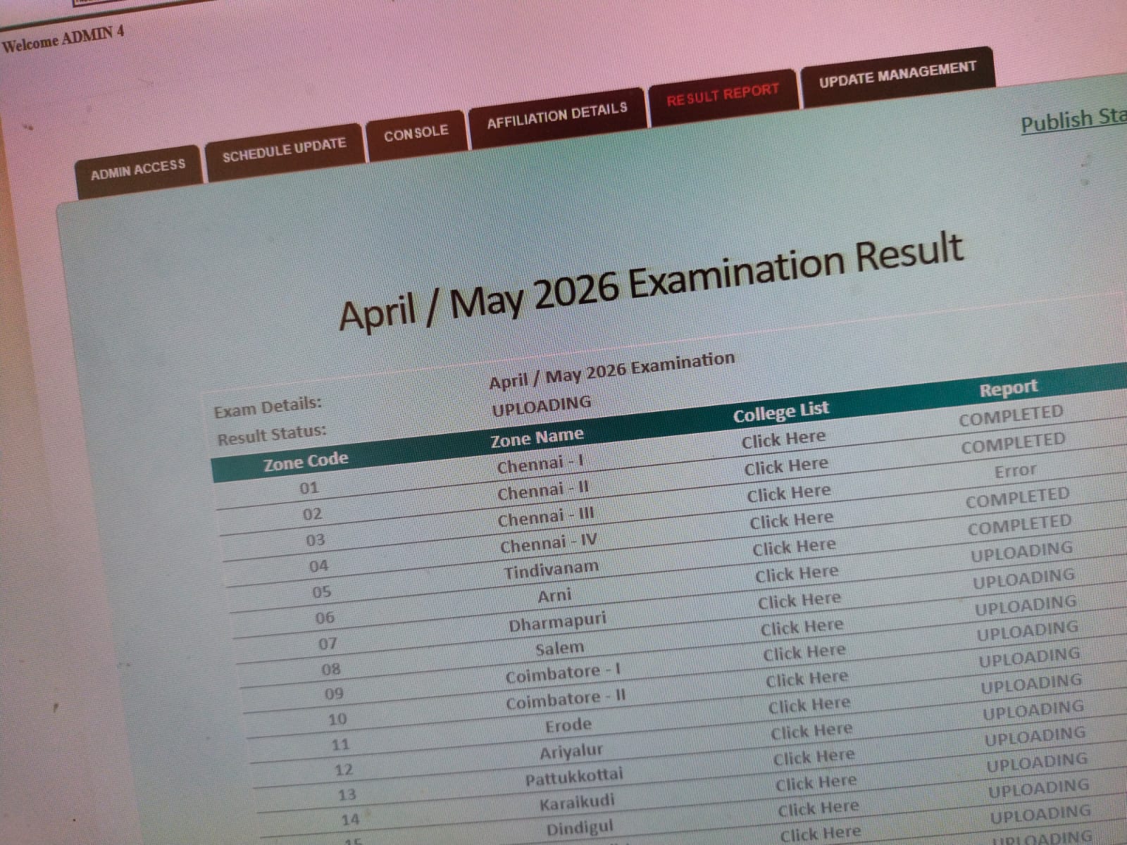 April May 2026 Exam Results